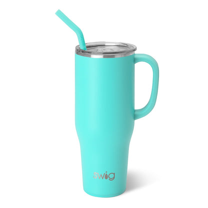 Pure Buddy - Swig Life 40oz Mega Mug | Insulated Stainless Steel Tumbler with Handle | Oh Happy Day